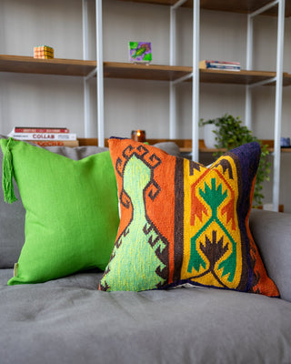 Avik Organic Cotton Kilim Throw Pillow Coming Soon! - YaYa & Co.