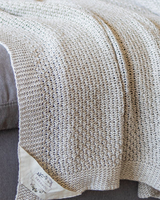 Carmen Organic Cotton Knit Throw Blanket - YaYa & Co.