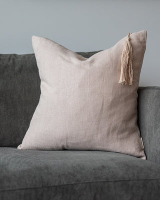 Chiara Organic Linen Throw Pillow - YaYa & Co.