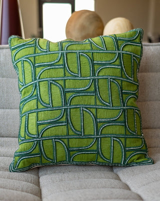 Daphne Organic Cotton Throw Pillow - YaYa & Co.