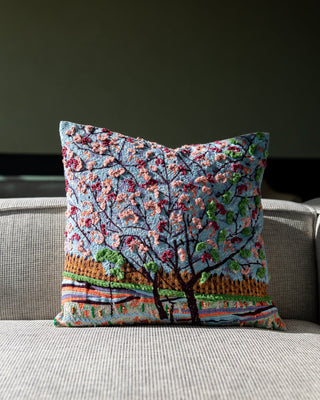 Elise Organic Cotton Throw Pillow - YaYa & Co.