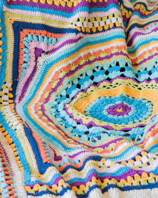 Meadow Organic Cotton Mandala Crochet Throw Coming Soon! - YaYa & Co.