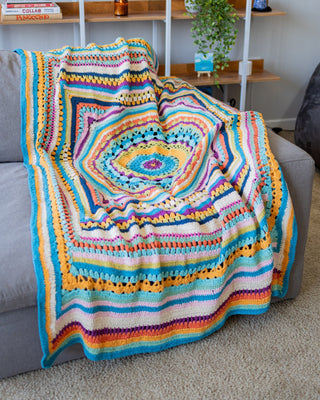 Meadow Organic Cotton Mandala Crochet Throw Coming Soon! - YaYa & Co.