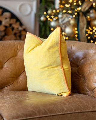 Olivia Organic Cotton Velvet Abstract Throw Pillow Coming Soon! - YaYa & Co.