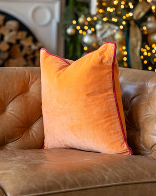 Olivia Organic Cotton Velvet Abstract Throw Pillow Coming Soon! - YaYa & Co.