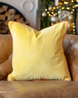 Olivia Organic Cotton Velvet Throw Pillow $100 Today Only - YaYa & Co.