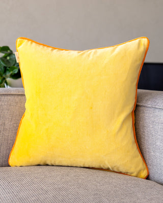 Olivia Organic Cotton Velvet Throw Pillow - YaYa & Co.