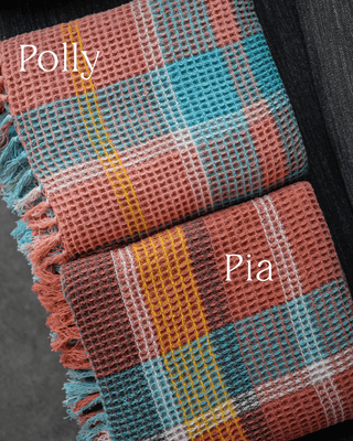 Pia Organic Cotton Waffle Knit Throw Blanket - YaYa & Co.