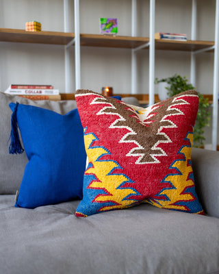 Prime Organic Cotton Kilim Throw Pillow Coming Soon! - YaYa & Co.