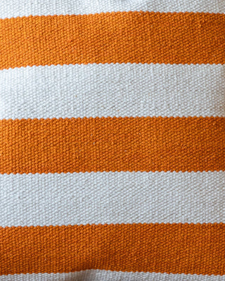 Sunny Organic Cotton Striped Throw Pillow - YaYa & Co.