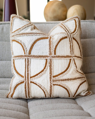 Teddie Organic Cotton Throw Pillow - YaYa & Co.