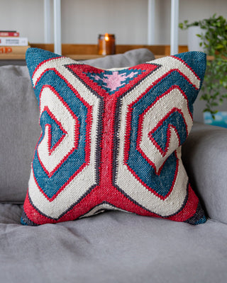 The Jake Organic Cotton Kilim Throw Pillow Coming Soon! - YaYa & Co.