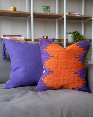 Zayne Organic Cotton Kilim Throw Pillow Coming Soon! - YaYa & Co.